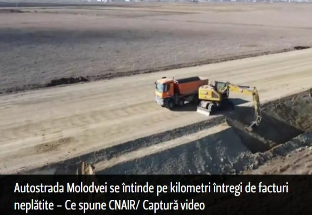 Autostrada Moldovei se întinde pe kilometri întregi de facturi neplătite - Ce spune CNAIR