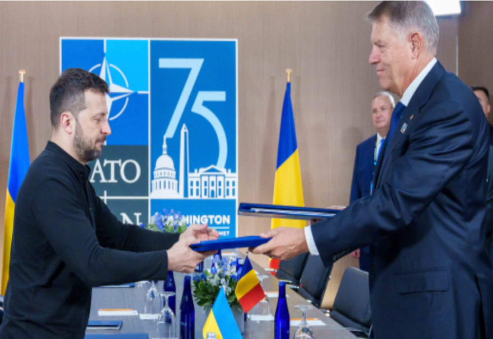 KLAUS IOHANNIS ȘI VOLODIMIR ZELENSKI AU SEMNAT ACORDUL BILATERAL DE SECURITATE