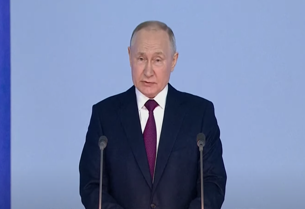 Vladimir Putin, discurs important, astăzi. Președintele vorbește cu două săptămâni înainte de alegeri